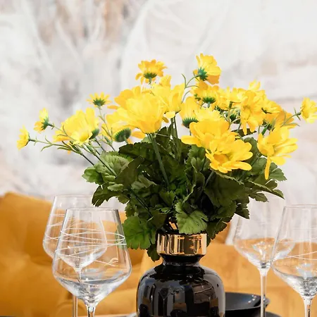 Black And Yellow In Close To The River With Air Conditioned Living By Renters * Rzeszów